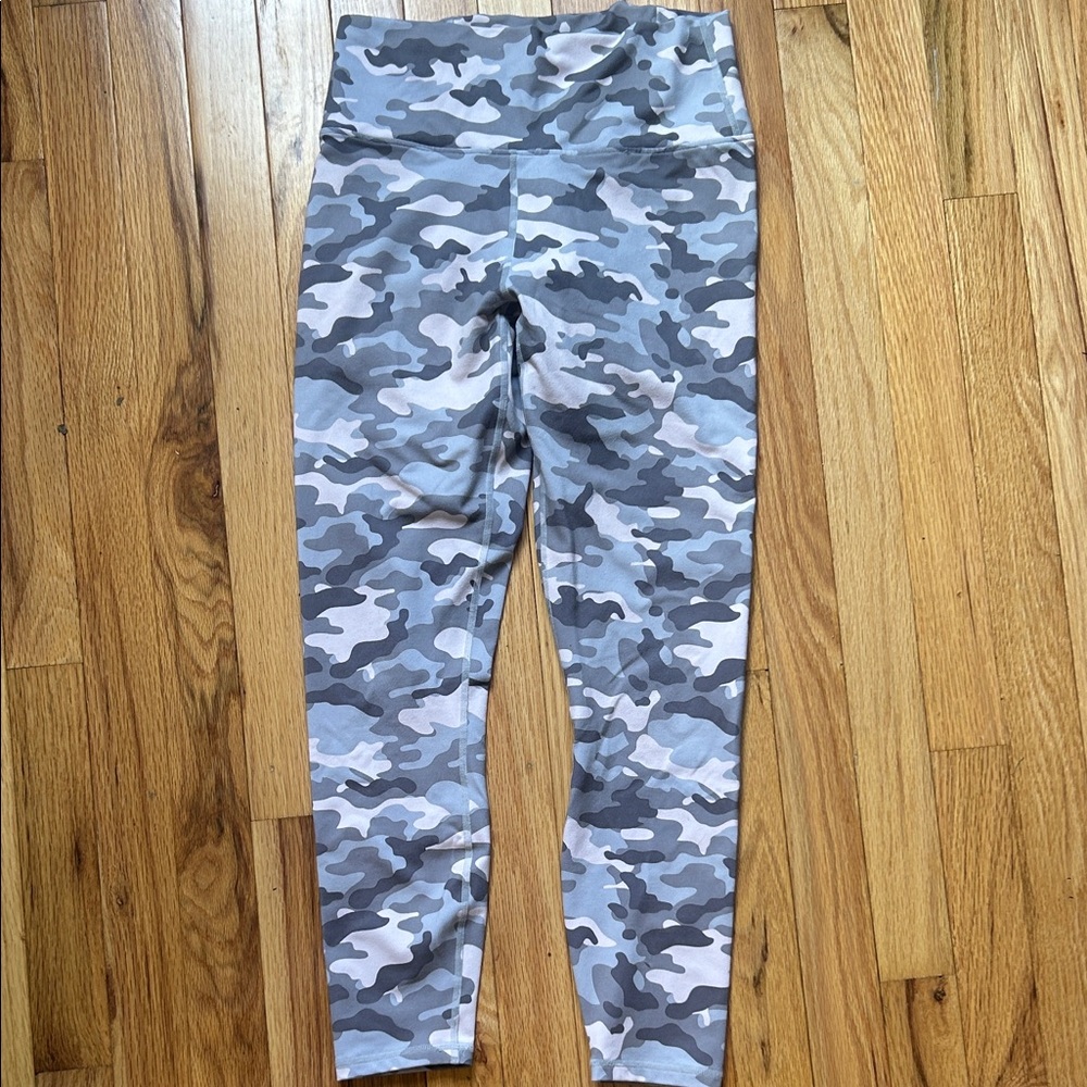 Fabletics Gray Camouflage Leggings